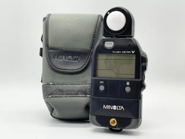 [Near MINT w/Case] Minolta Flash Meter V Digital Exposure Light meter From JAPAN