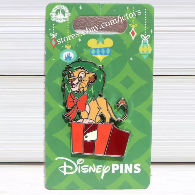 Disney Parks - Lion King Simba Wreath Holiday - Pin