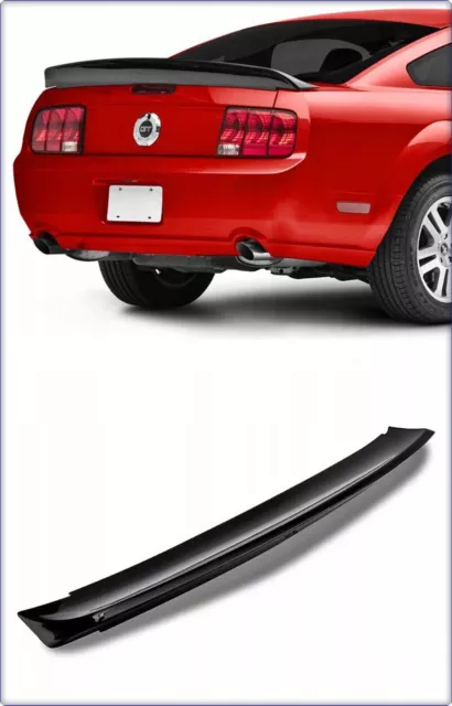 Heckspoiler / Heckklappe Spoiler Für Ford Mustang 2004 - 2009 Schwarz Glänzend