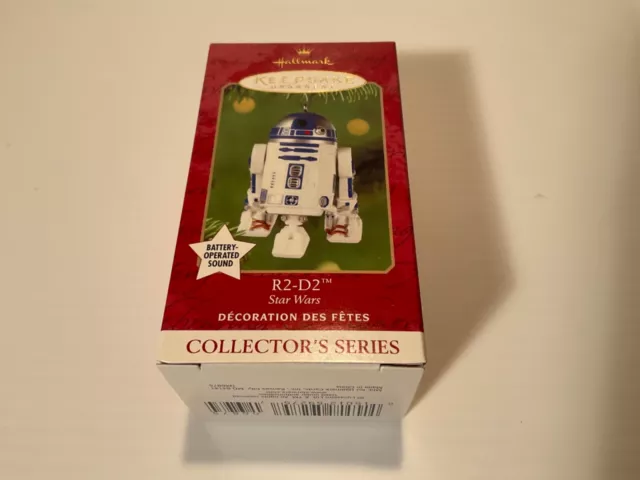 2001 Hallmark Ornament Star Wars R2 D2 Brand New in Mint Box Pristine and Tested