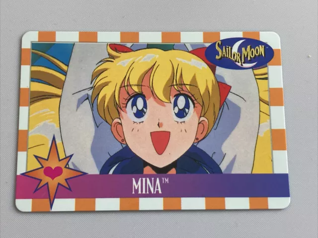 Sailor Moon Mina Trading Card 14  1995 Bandai Vintage English  Anime