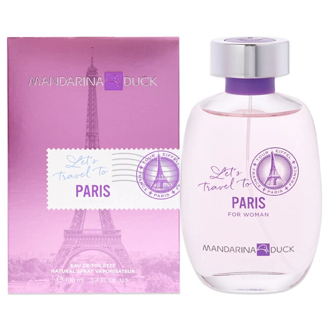 Mandarina Duck Lets Travel To Paris EDT Spray 3.4 oz Ladies Fragrance