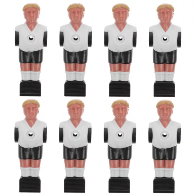 8 Pcs Soccer Ball Machine Player Doll Mini Simulation Football