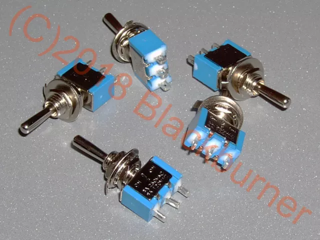 1, 3, 5x MTS103 bessere Qualität Mini Toggle Switch On/Off/On Mini An/Aus/An 1p