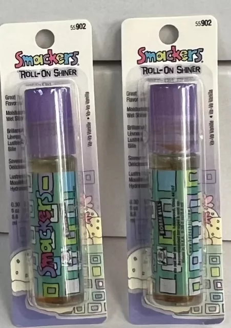 2  Bonne Bell  Smackers Lipgloss roll On Shiner VA VA VANILLA  0.30 FL OZ