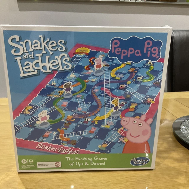 PEPPA PIG SNAKES & Ladders Board Game Ages 3+ **BRAND NEW**& Sealed £12
