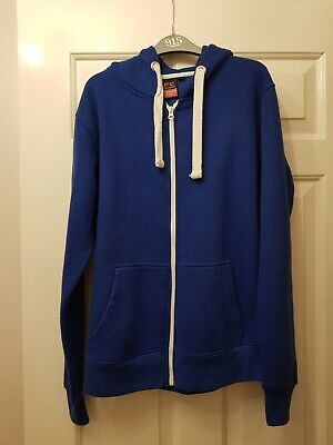 Boys/Girls Blue Hooded Tracksuit Top XL Approx Age 12-14 Years