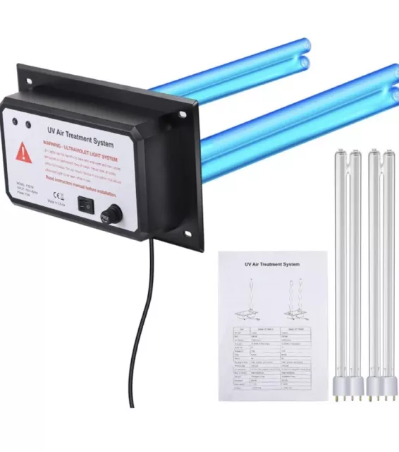 UV Light for Air conditioning in duct for HVAC AC 72W Ultra Powerful 110V 2400sq