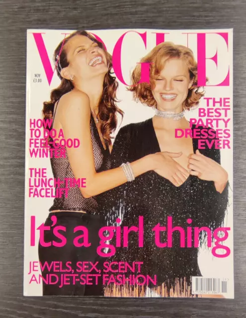 VOGUE Magazine: November 1999 - Frankie Rayder & Eva Herzigová