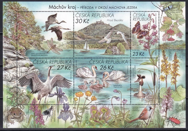 Czech rep, Fauna, Birds, Insects, Nature Protection – Mácha’s Region MNH / 2022
