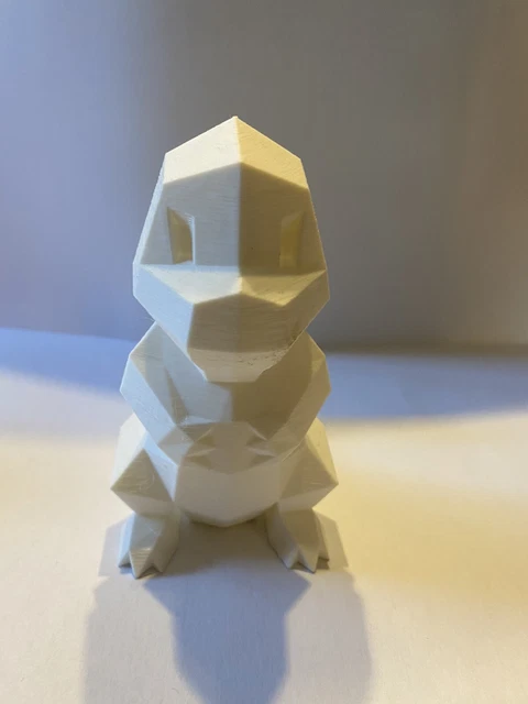 3D Printed Charmander Low Poly - Unique Pokémon Figurine For Collectors | Tidewater 3D Printing