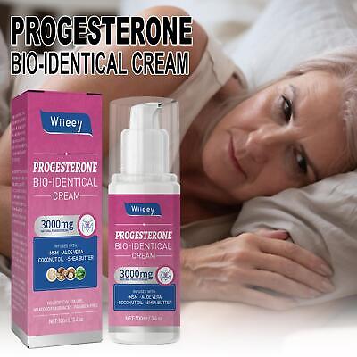 Crema de progesterona (bioidéntica) para el alivio de la menopausia mg 3000 V7N1