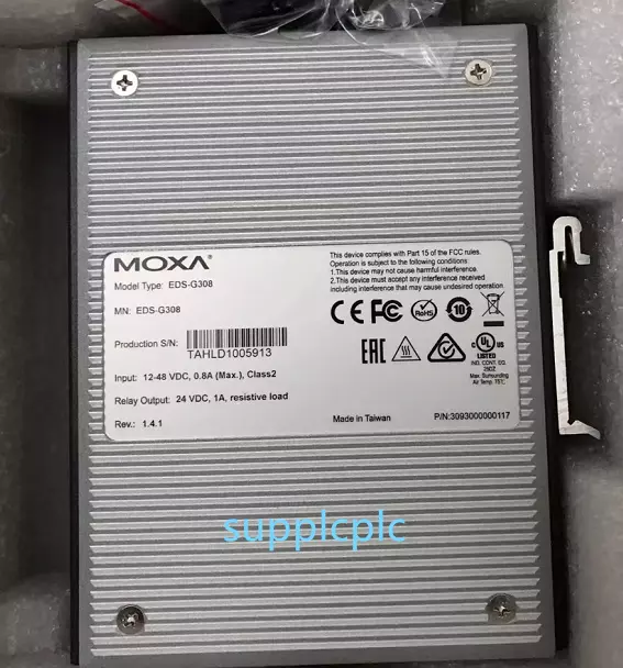 MOXA EDS-G308 8-Port Gigabit Unmanaged Industrial Ethernet Switch Fast shipping