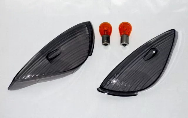 Schwarze Blinker Gläser hinten Honda CBF 500 CBF 600 smoked signal lenses