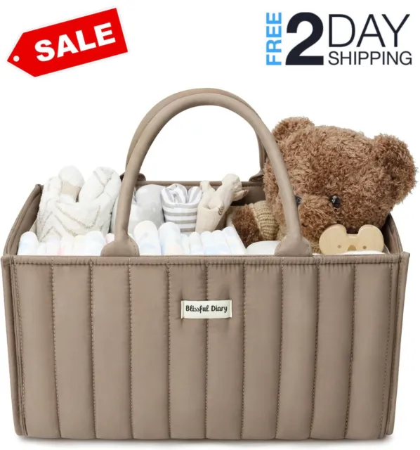 Baby Diaper Caddy Basket, Stylish Baby Diaper Caddy Organizer, Storage Basket f