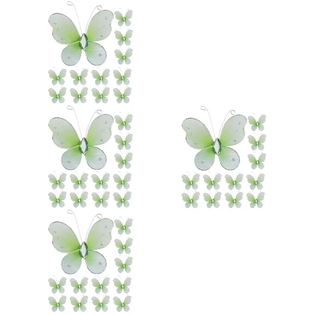 48 uds boda pequeñas mariposas decorativas artesanales mariposas adorno