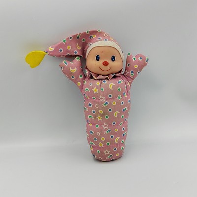 Ancien Doudou Peluche Veilleuse Luciole Chenille Rose Insecte Lumineux Eur 18 90 Picclick Fr