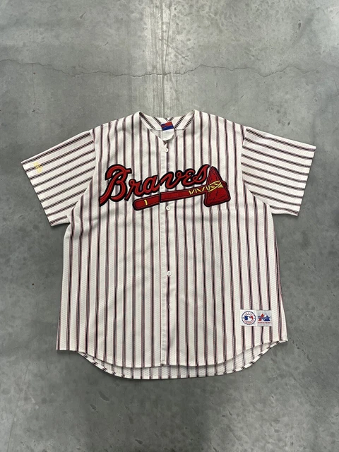 Atlanta Braves Custom Gold Trim 2022 World Champions Jersey – All St - Bustlight