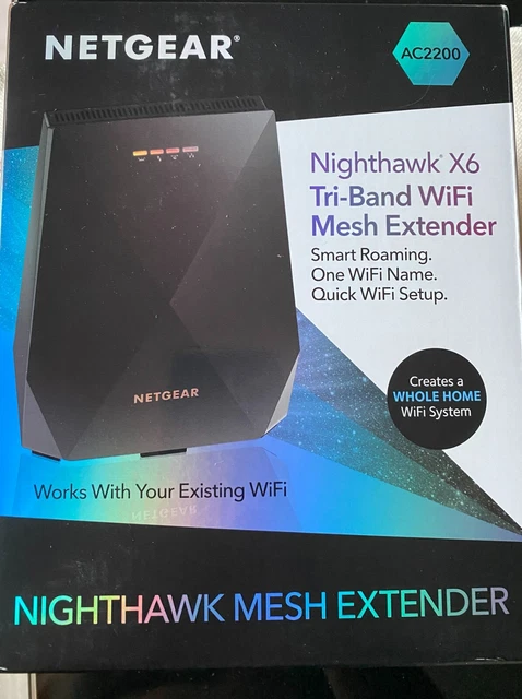 NETGEAR Nighthawk x6 - Tri band - Wifi mesh extender ac 2200