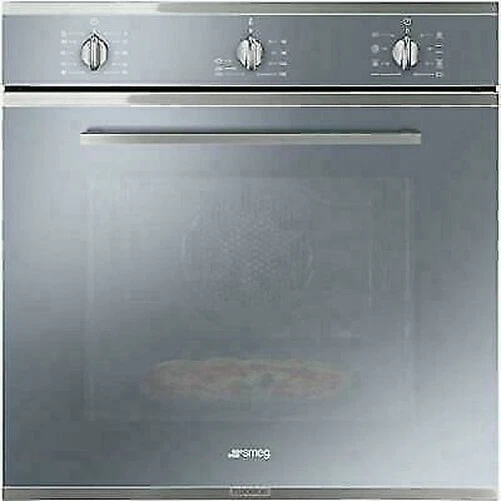 Smeg SF64M3PZS Four 8 Fonctions Encastré Électrique Pizza 65L Argent