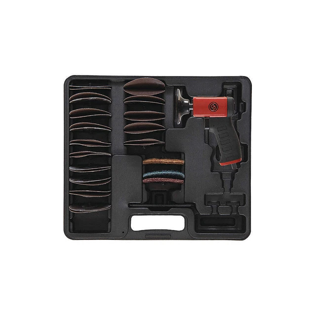 CHICAGO PNEUMATIC CP7202D Air Disc Sander Kit,Ind,0.2 HP,3 In.
