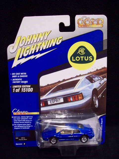 Johnny Lightning JLCG027 Classic Gold 1989 Lotus Esprit White