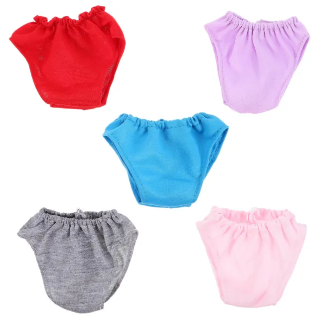 5 Pcs 18 Inch Doll Panties Accessories for Baby Dolls Clothing
