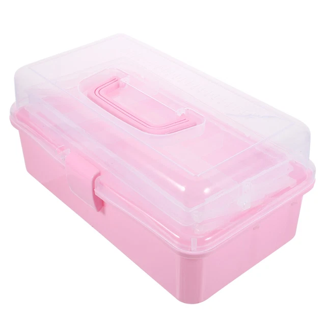 Boîte De Rangement De Pile Transparente Grande Capacité Portable 48 Pcs AA AAA Rechargeable Conteneur De Pile Organisateur Pour La Maison