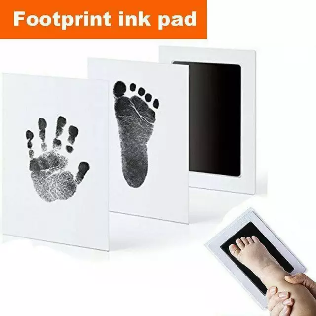 Baby Inkless Footprint Handprint Pet Paw Print Stamp Kits Clean Touch Ink Pad