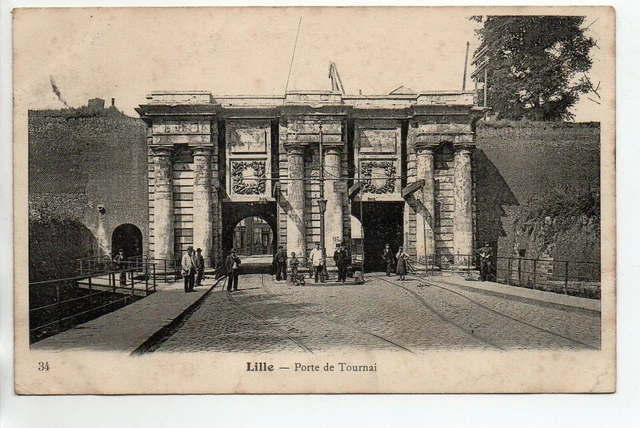 LILLE - Nord - CPA 59 - la porte de TOURNAI