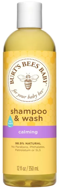 Burt's Bees Baby Shampoo & Wash, Calming & Tear Free, 12 fl oz