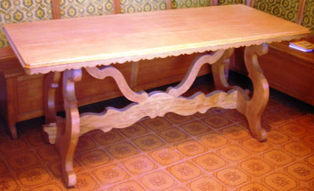 Tavolo Fratino In Stile Legno Massello Con 4 Sedie