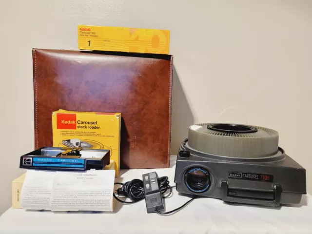 Kodak Carousel 750H Slide Projector Rebuilt Fully Serviced Tested See Video