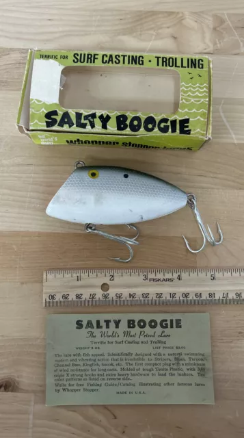 VINTAGE WHOPPER STOPPER Salty Boogie Fishing Lure $17.99 - PicClick