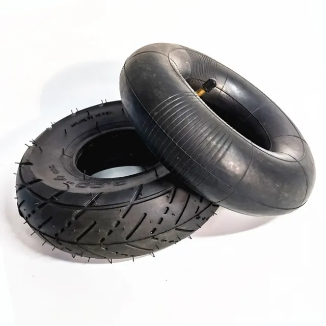 Kit de neumáticos y tubos interiores resistentes planos 3 00 4 perfecto para vehículos de ingeniería