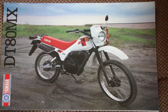 Yamaha DT80MX 1983 model brochure. Excellent condition.