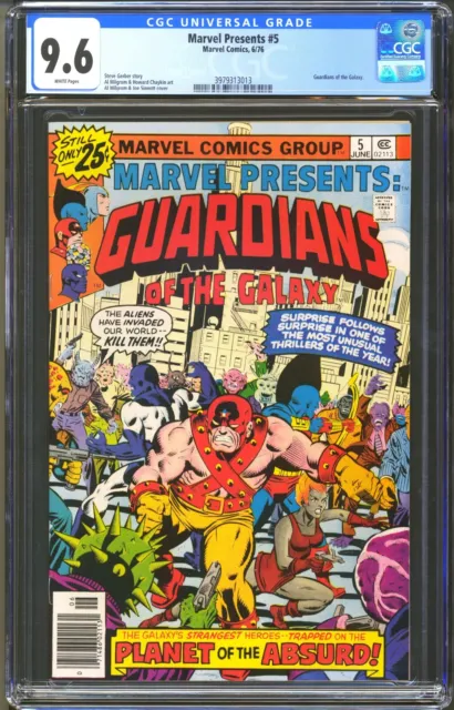 Marvel Presents #5 - Cgc 9.6 - Wp - Nm+  Guardians Of The Galaxy