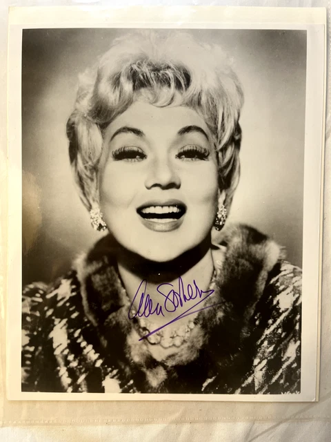 Vintage Ann Southern Signed Autograph Original! Great Condition RARE