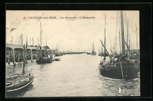 CPA Cayeux-sur-Mer, Le Hourdel, L´Estacade