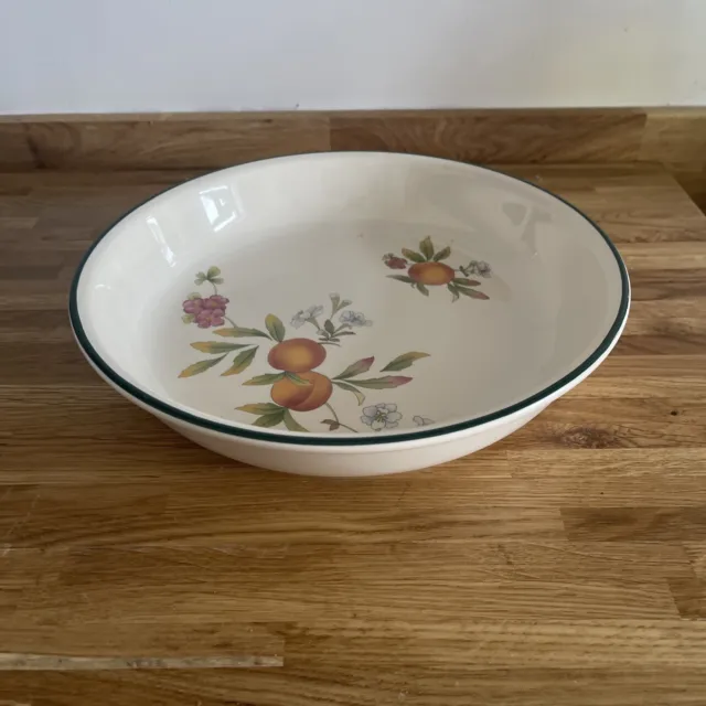 Vintage Cloverleaf Peaches and Cream Serving large 11in serving  Dish