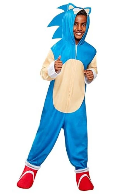 TG. M RUBIES Costume Sonic Classic per bambini tuta con copristivali guanti EUR 49 30 PicClick IT