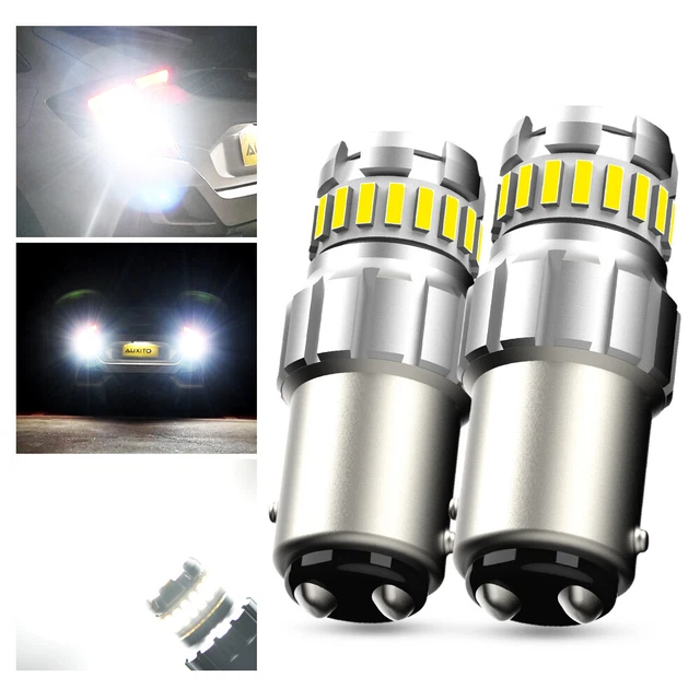 2/4/6X AUXITO LED Turn Signal DRL Parking Light Bulb 6500K White 1157 2057 2357