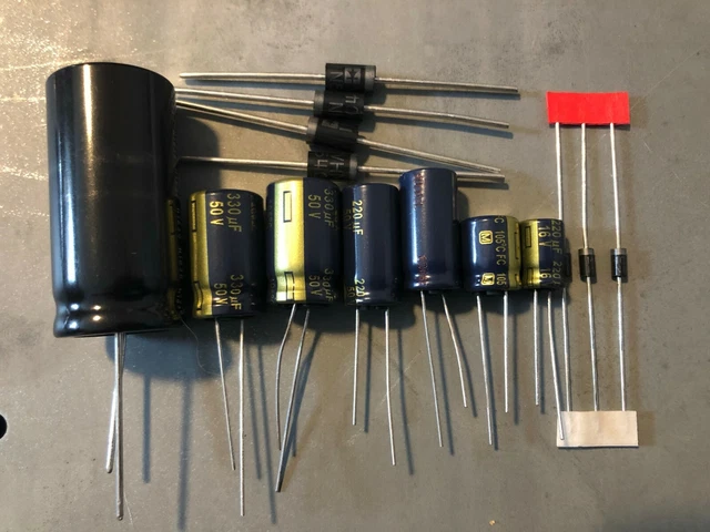 Marantz 2330B Power Supply Capacitor Upgrade Kit – High-Quality Receiver Recap Set