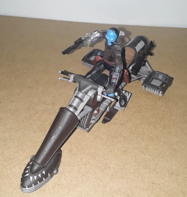 Star Wars Pirate Speeder with Cad Bane 3.75" Figure. Hasbro.