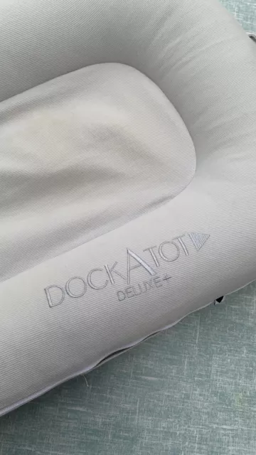 Sleepyhead DockATot Deluxe+ Grey 0-8m Baby Pod Mattress In Carry Bag