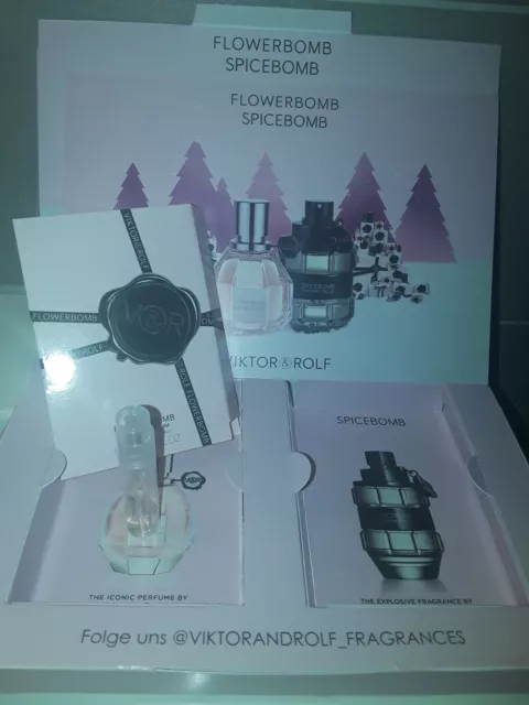 V & R ♡Flowerbomb♡ Eau De Parfum 1,2 Ml ♡Eau De Parfum♡ Neu