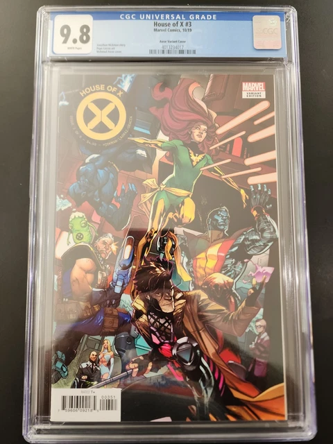 HOUSE OF X #3 MT 9.8 CGC Mahmud Asrar Connecting Variant Cover