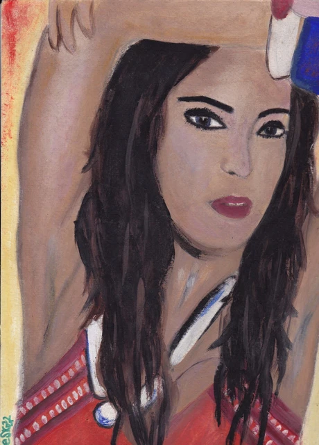 DISEGNO CERE PASTELLI TEMPERA -  "ESTATE"  32 x 24 - Firma: VALE SKIZZ -  2010