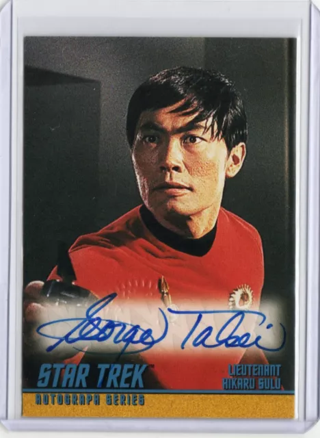 Quotable Star Trek The Original Series TOS Autograph Auto A33 George Takei Sulu