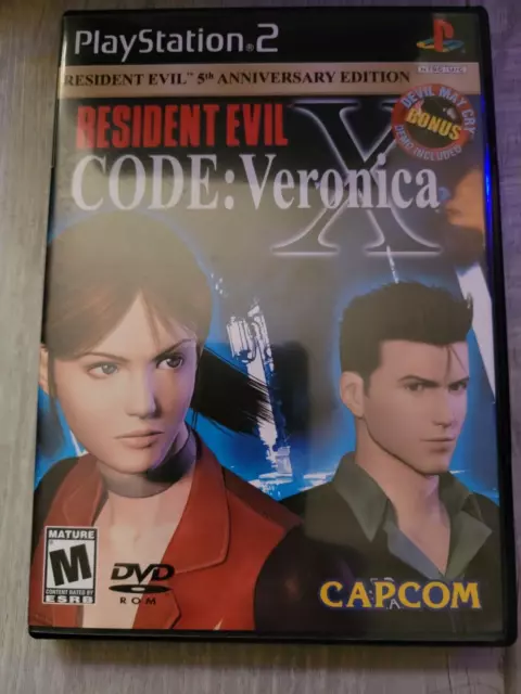 Resident Evil - Code Veronica X + demo disc Devil May Cry (2001) - Sony Playstation  2 - LastDodo